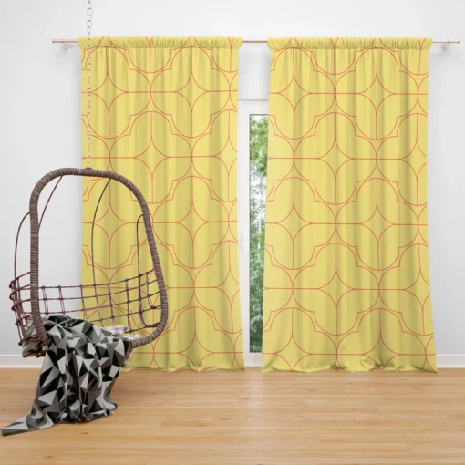 Arabic Geometric Design Curtain