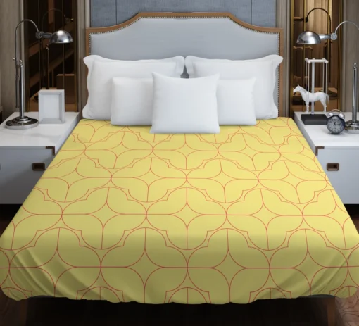 Arabic Geometric Design Duvet Cover