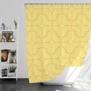 Arabic Geometric Design Shower Curtain