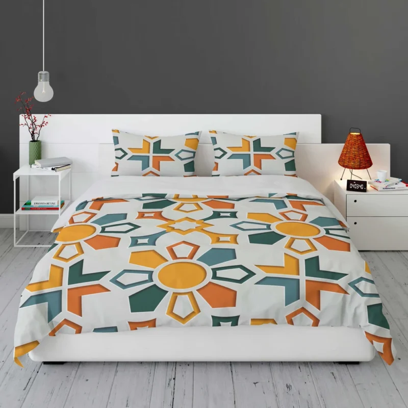 Arabic Oriental Morocco Floral Design Bedding Set 1