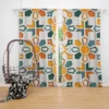 Arabic Oriental Morocco Floral Design Curtain