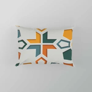 Arabic Oriental Morocco Floral Design Pillow Case