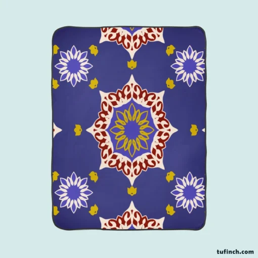 Arabic Oriental Turkish Design Fleece Blanket 1