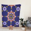 Arabic Oriental Turkish Design Fleece Blanket