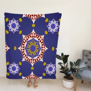 Arabic Oriental Turkish Design Fleece Blanket