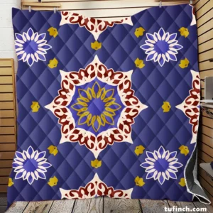 Arabic Oriental Turkish Design Quilt Blanket