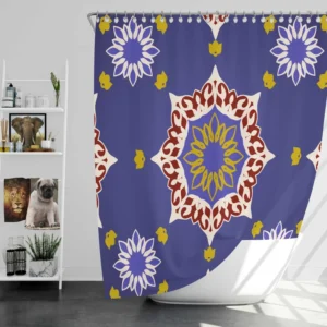 Arabic Oriental Turkish Design Shower Curtain