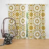 Arabic Pattern Geometrical Curtain