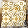 Arabic Pattern Geometrical Quilt Blanket