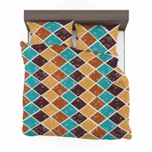 Argyle Pattern Patchwork Design Bedding Set 2