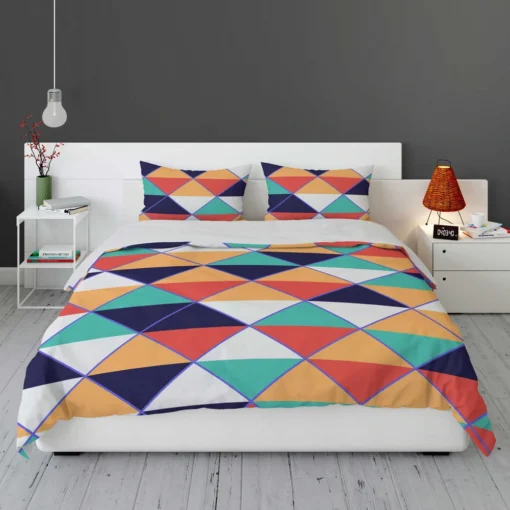 Argyle Style Triangle Pattern Bedding Set 1