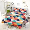 Argyle Style Triangle Pattern Bedding Set