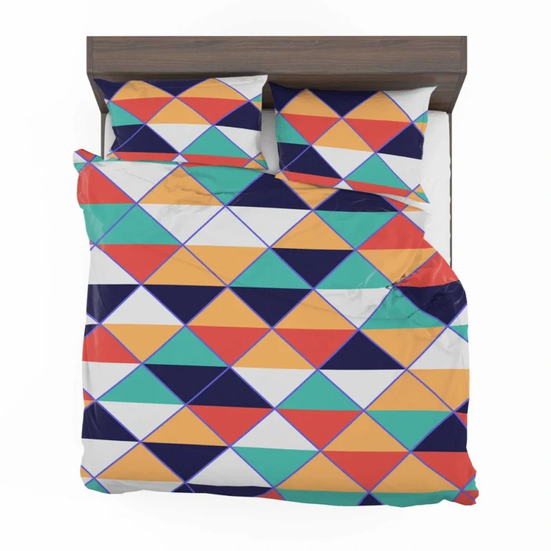 Argyle Style Triangle Pattern Bedding Set 2