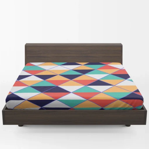 Argyle Style Triangle Pattern Fitted Sheet 1