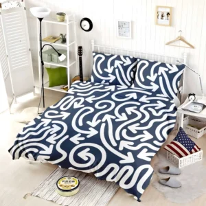 Arrows Pattern With Shapes Bedding Set