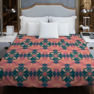 Asian Batik Design Duvet Cover