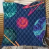 Asteroids Planets Pattern Quilt Blanket