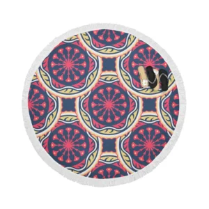 Attractive Abstract Pattern Design Round Beach Towel