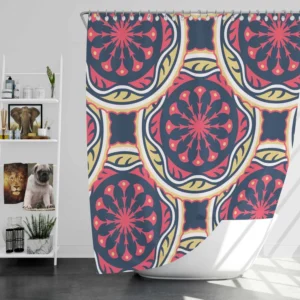 Attractive Abstract Pattern Design Shower Curtain