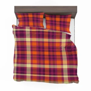 Attractive Colorful Check Pattern Plaid Bedding Set 2