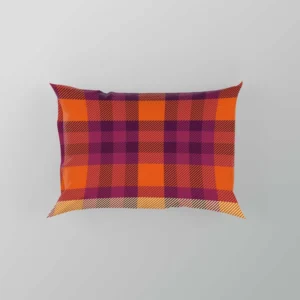 Attractive Colorful Check Pattern Plaid Pillow Case