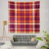 Attractive Colorful Check Pattern Plaid Wall Tapestry