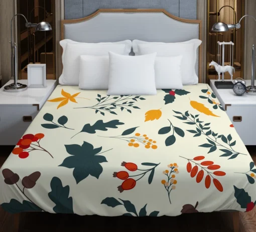 Autumn Leaves All-over Print Duvet Cover