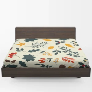 Autumn Leaves All-over Print Fitted Sheet 1