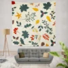 Autumn Leaves All-over Print Wall Tapestry