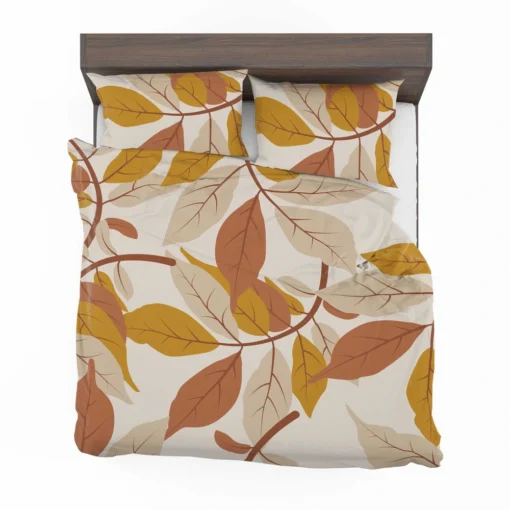 Autumn Leaves Art Design Bedding Set 2