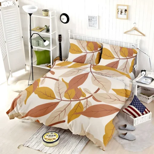 Autumn Leaves Art Design Bedding Set