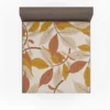 Autumn Leaves Art Design Fitted Sheet