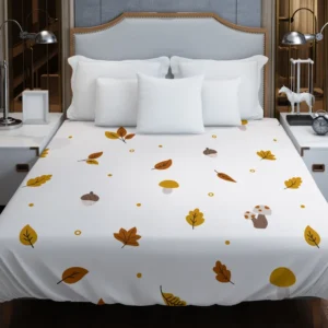 Autumn Leaves Infinite Pattern Duvet Cover