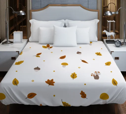 Autumn Leaves Infinite Pattern Duvet Cover