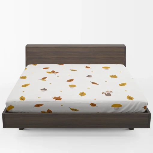 Autumn Leaves Infinite Pattern Fitted Sheet 1