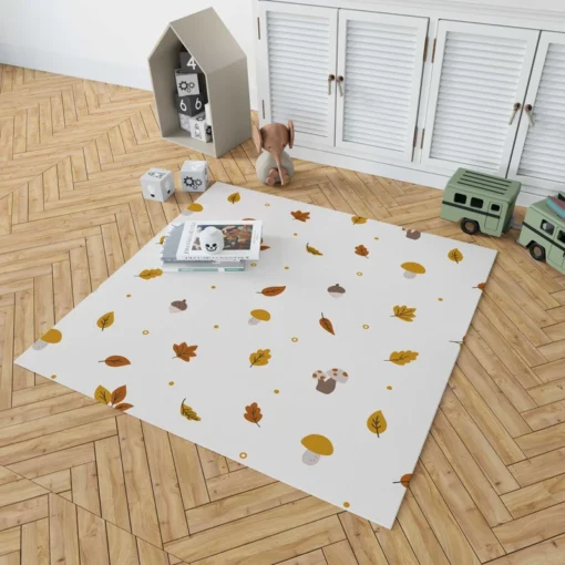 Autumn Leaves Infinite Pattern Rug 1