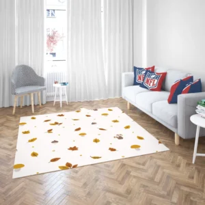 Autumn Leaves Infinite Pattern Rug 2