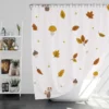 Autumn Leaves Infinite Pattern Shower Curtain