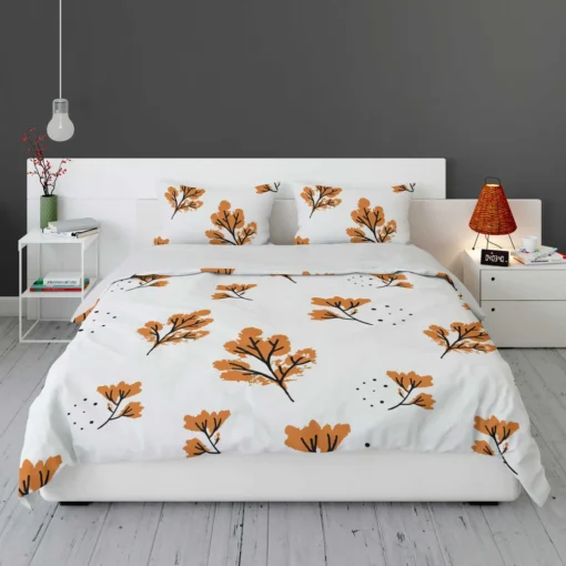 Autumn Leaves Pattern Bedding Set 1