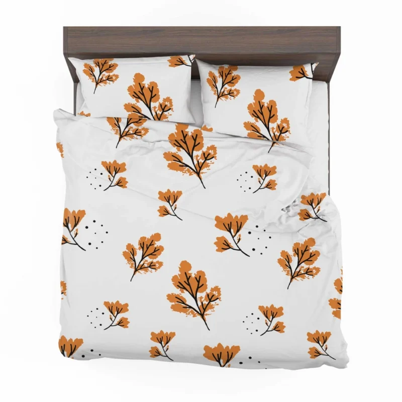 Autumn Leaves Pattern Bedding Set 2