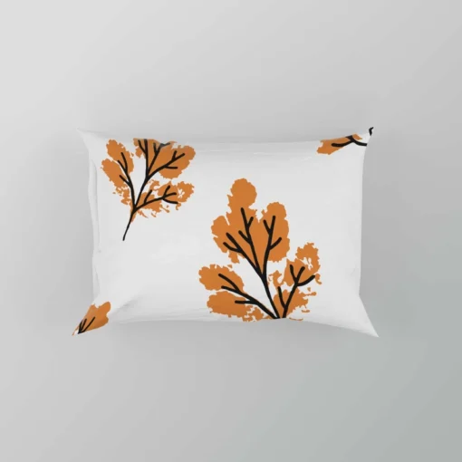 Autumn Leaves Pattern Pillow Case