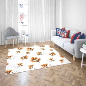 Autumn Leaves Pattern Rug 2