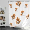 Autumn Leaves Pattern Shower Curtain