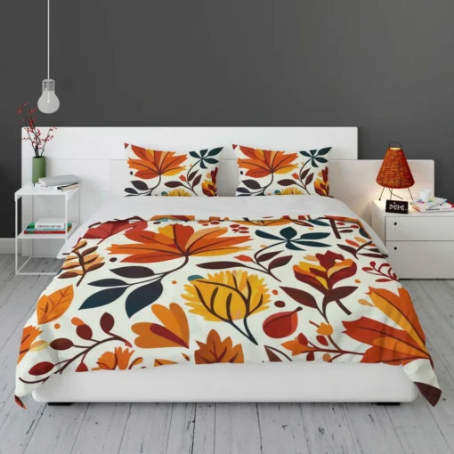 Autumn Mood Summer Print Design Bedding Set 1