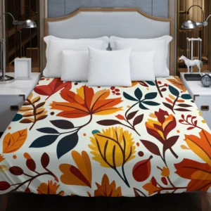 Autumn Mood Summer Print Design Duvet Cover