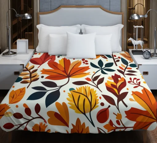 Autumn Mood Summer Print Design Duvet Cover