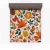 Autumn Mood Summer Print Design Fitted Sheet