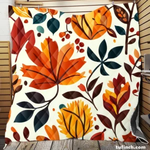 Autumn Mood Summer Print Design Quilt Blanket