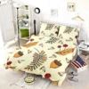 Autumn Rowan Berries Acorn Pattern Bedding Set