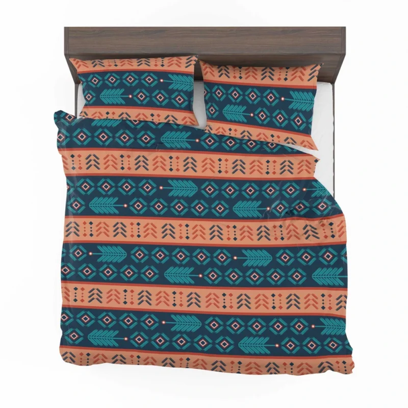 Aztec Bohemian Stripe Design Bedding Set 2